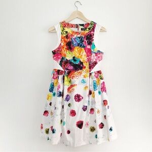 Prabal Gurung for Target fit and flare floral crush dress size 4